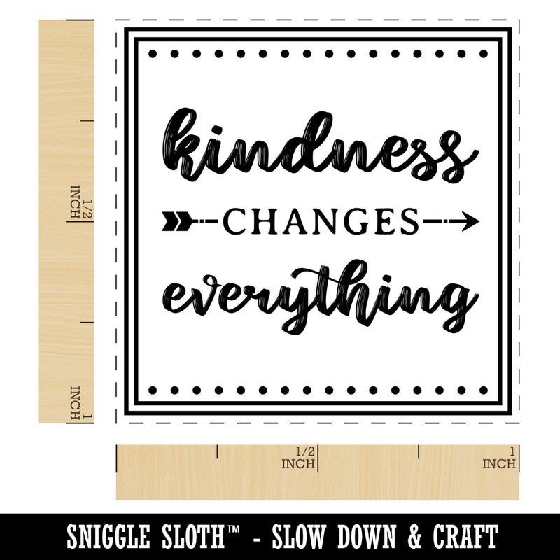 Kindness Changes Everything Self-Inking Rubber Stamp Ink Stamper