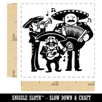 Mariachi Band Mexican Musical Group Self-Inking Rubber Stamp Ink Stamper