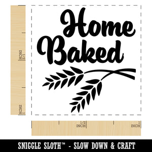 Home Baked Bread Baking Self-Inking Rubber Stamp Ink Stamper