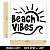 Beach Vibes Self-Inking Rubber Stamp Ink Stamper