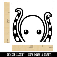 Peeking Octopus Self-Inking Rubber Stamp Ink Stamper