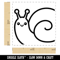 Peeking Snail Self-Inking Rubber Stamp Ink Stamper