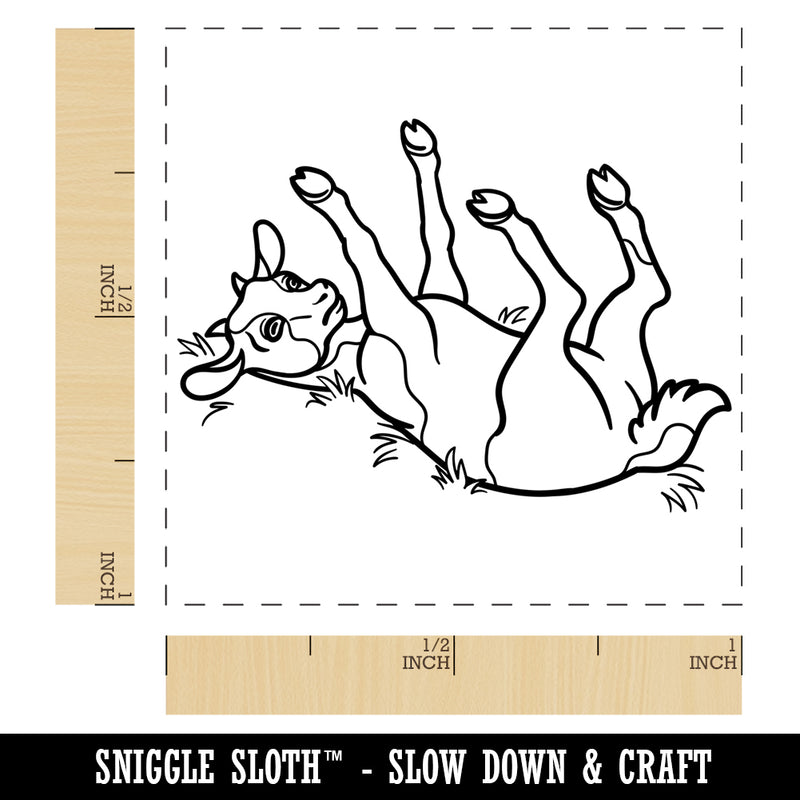 Fainting Goat Self-Inking Rubber Stamp Ink Stamper