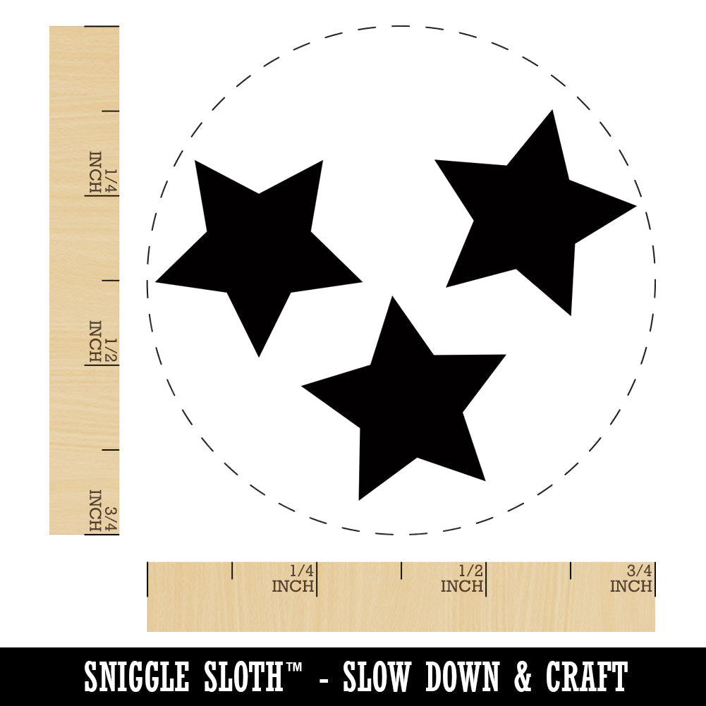 Star Scatter Chicken Egg Rubber Stamp
