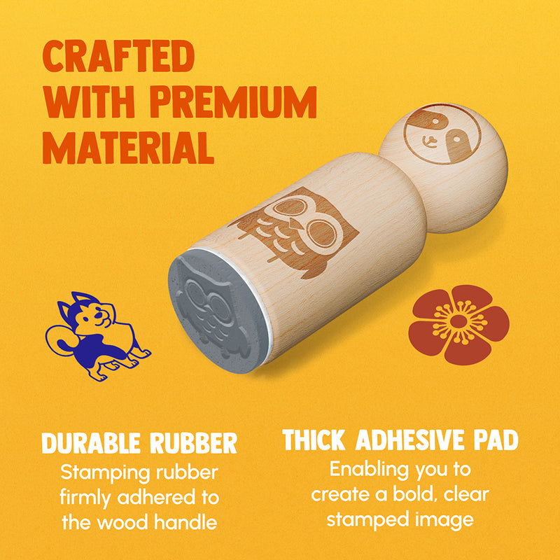 Open Cartoon Clam Blowing Bubbles Shellfish Rubber Stamp for Stamping Crafting Planners
