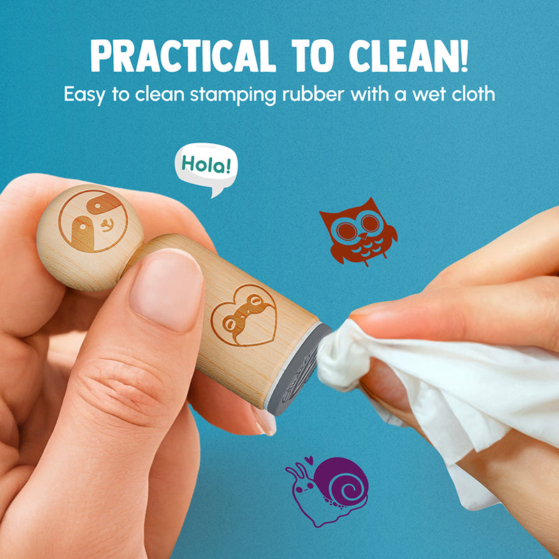 Cute Barking Dog Puppy Side Profile Rubber Stamp for Stamping Crafting Planners