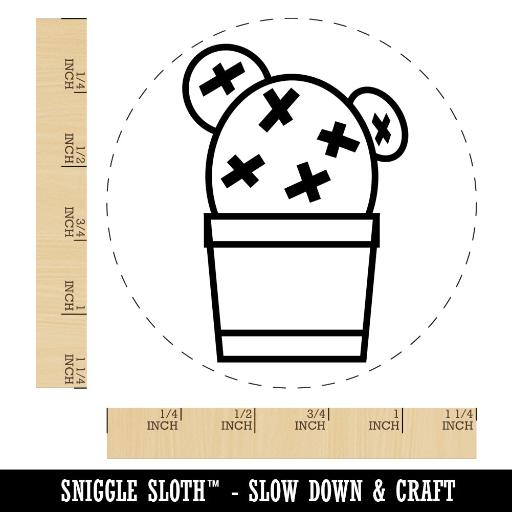 succulent rubber stamp Cactus in Pot Succulent Rubber Stamp for Stamping Crafting Planners –  Sniggle Sloth