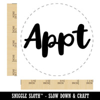 Appointment Appt Abbreviation Rubber Stamp for Stamping Crafting Planners