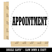 Appointment Bold Font Rubber Stamp for Stamping Crafting Planners