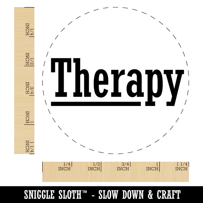 Therapy Appointment Rubber Stamp for Stamping Crafting Planners