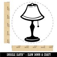 Classic Desk Lamp with Shade and Pull String Rubber Stamp for Stamping Crafting