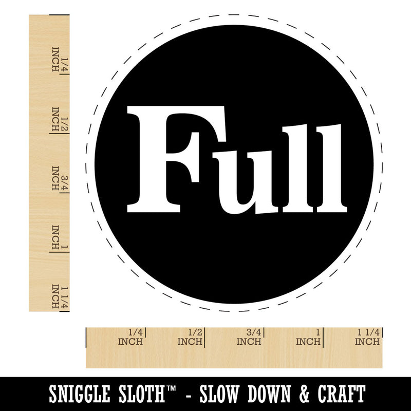 Full Indicator Status Circle Rubber Stamp for Stamping Crafting Planners