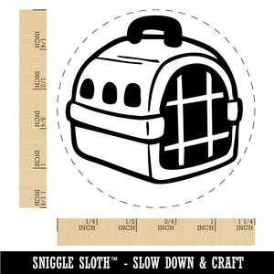 Pet Carrier Animal Cage Dog Cat Rubber Stamp for Stamping Crafting Planners