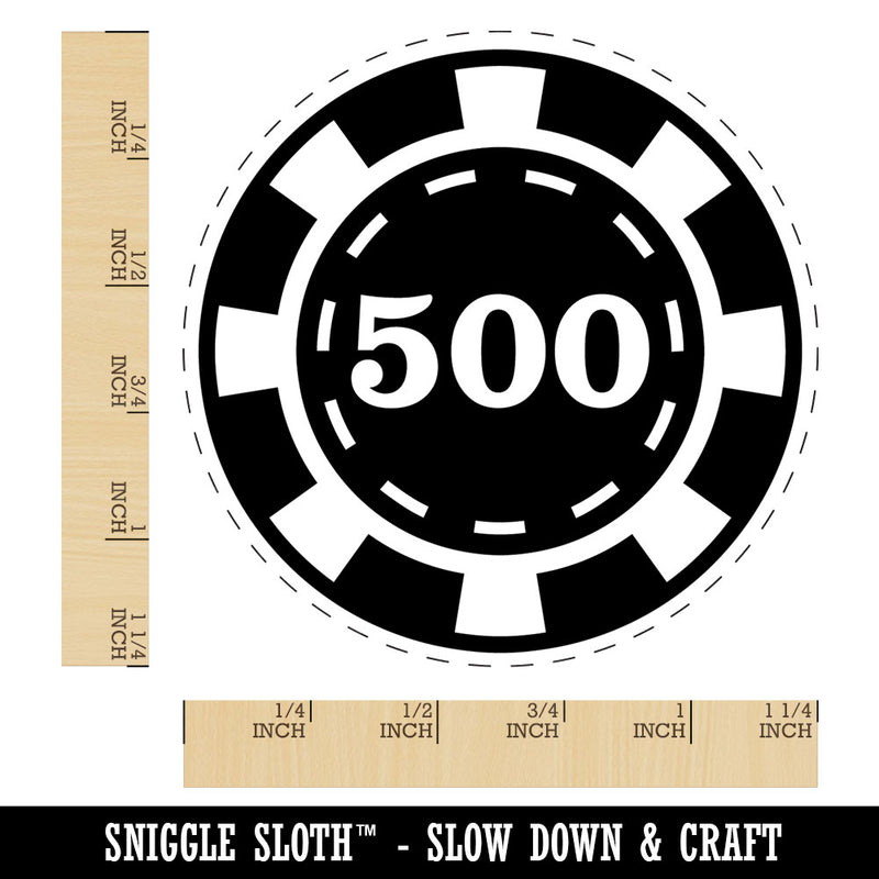 Poker Chip Blackjack Card Games Deck Texas Holdem Rubber Stamp for Stamping