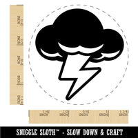 Thunder Storm Cloud Weather Lighting Bolt Rubber Stamp for Stamping Crafting
