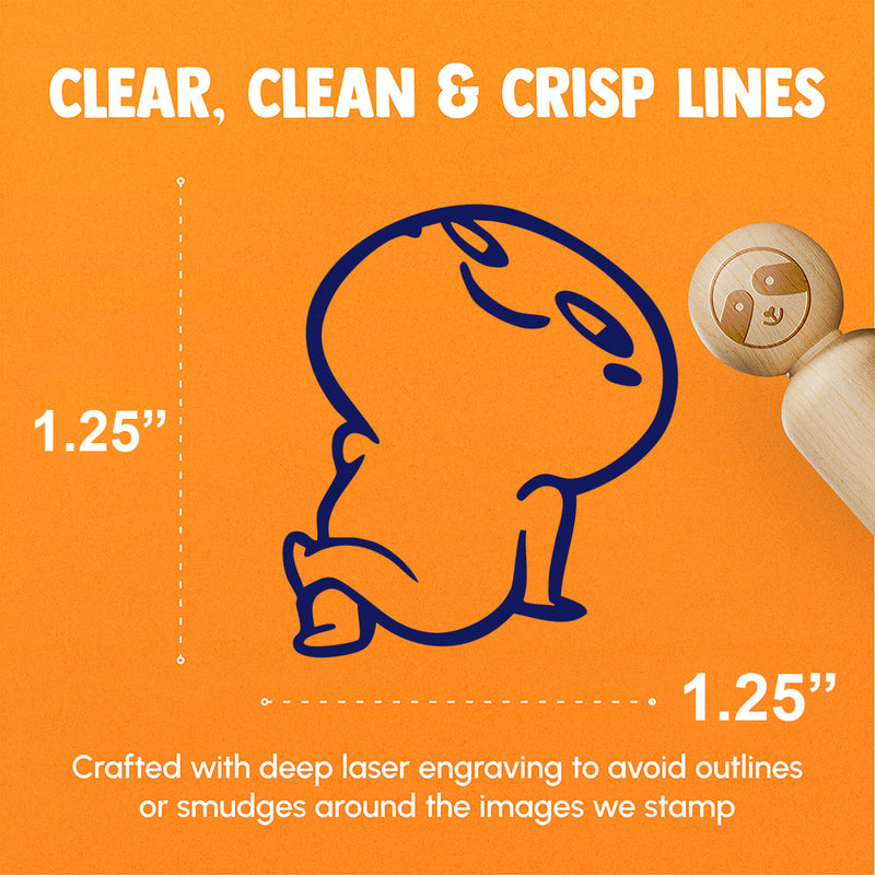 Coy Smiling Smug Funny Emote Rubber Stamp for Stamping Crafting Planners