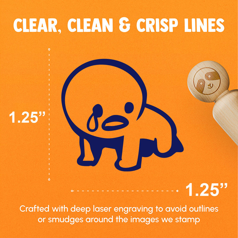 Crying Despair Sad Emote Rubber Stamp for Stamping Crafting Planners