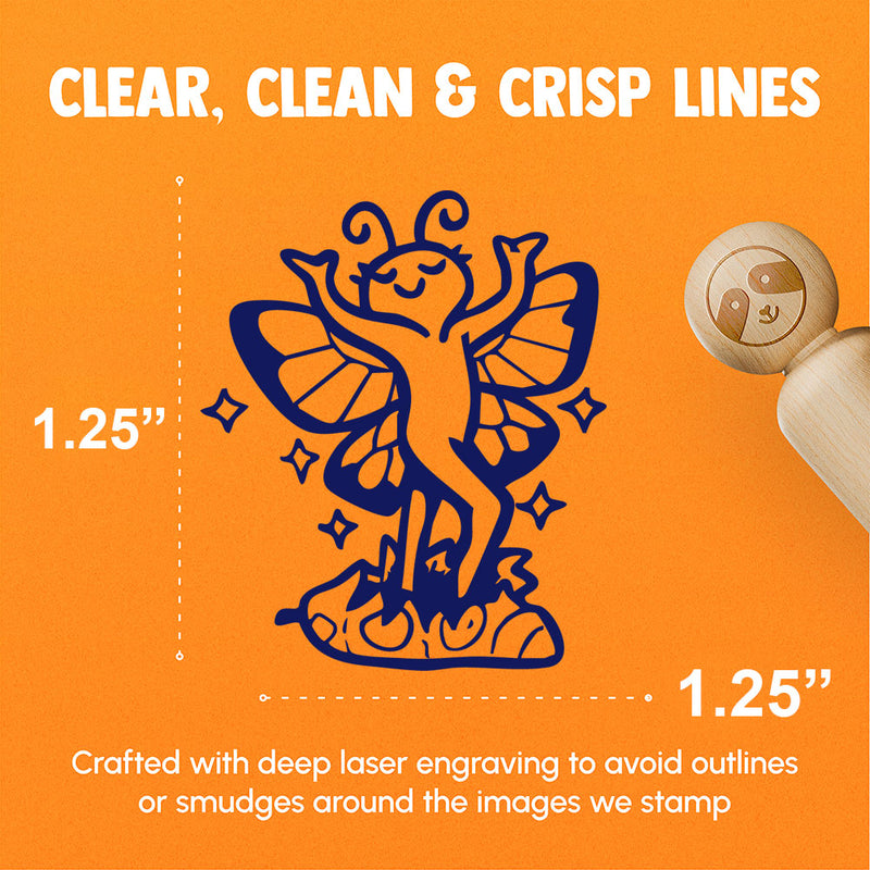 Fabulous Butterfly Emerging From Chrysalis Rubber Stamp for Stamping Crafting Planners