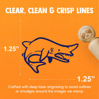 Goblin Shark Ugly Fish Rubber Stamp for Stamping Crafting Planners