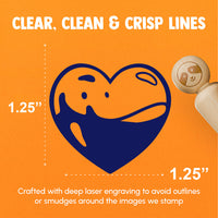 Liquid Filled Heart Blood Health Life Rubber Stamp for Stamping Crafting Planners