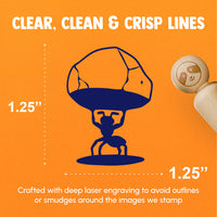 Strong Ant Insect Lifting Rock Stone Power Rubber Stamp for Stamping Crafting Planners