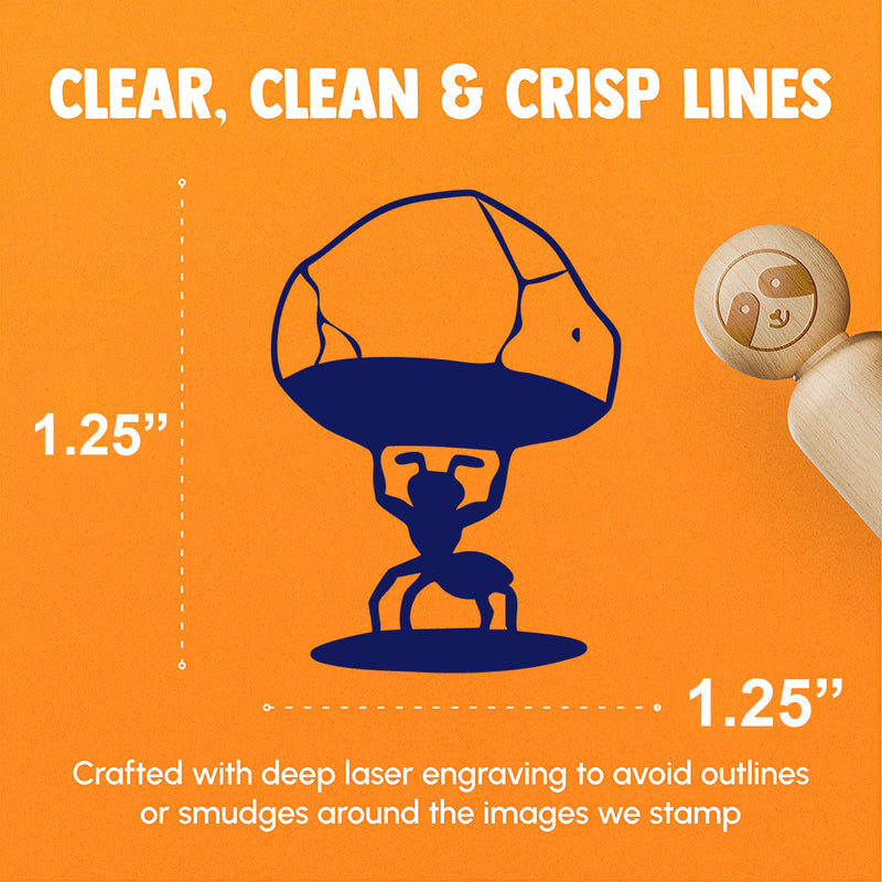 Strong Ant Insect Lifting Rock Stone Power Rubber Stamp for Stamping Crafting Planners