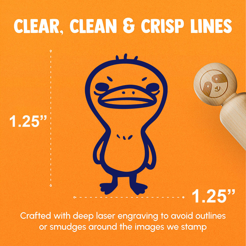 Ugly Duckling Baby Bird Duck Rubber Stamp for Stamping Crafting Planners