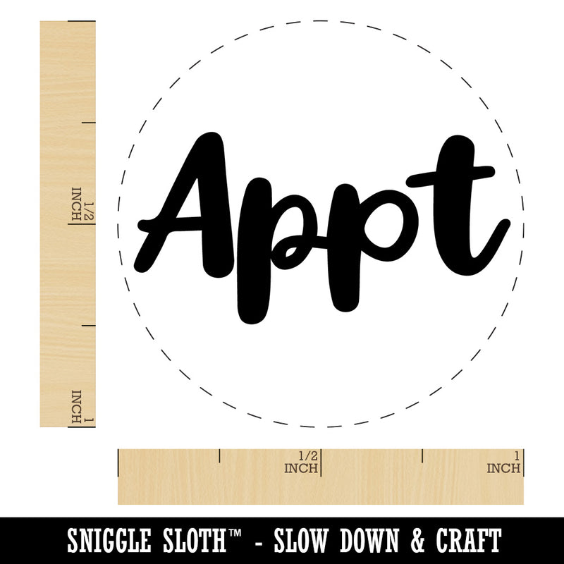 Appointment Appt Abbreviation Rubber Stamp for Stamping Crafting Planners