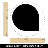 Drop Icon Solid Rubber Stamp for Stamping Crafting Planners