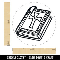 Medieval Holy Bible Book Crusades Rubber Stamp for Stamping Crafting Planners