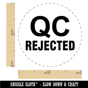 QC Rejected Quality Control Manufacturing Label Rubber Stamp for Stamping