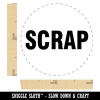 Scrap Production Inventory Management Manufacturing Label Rubber Stamp