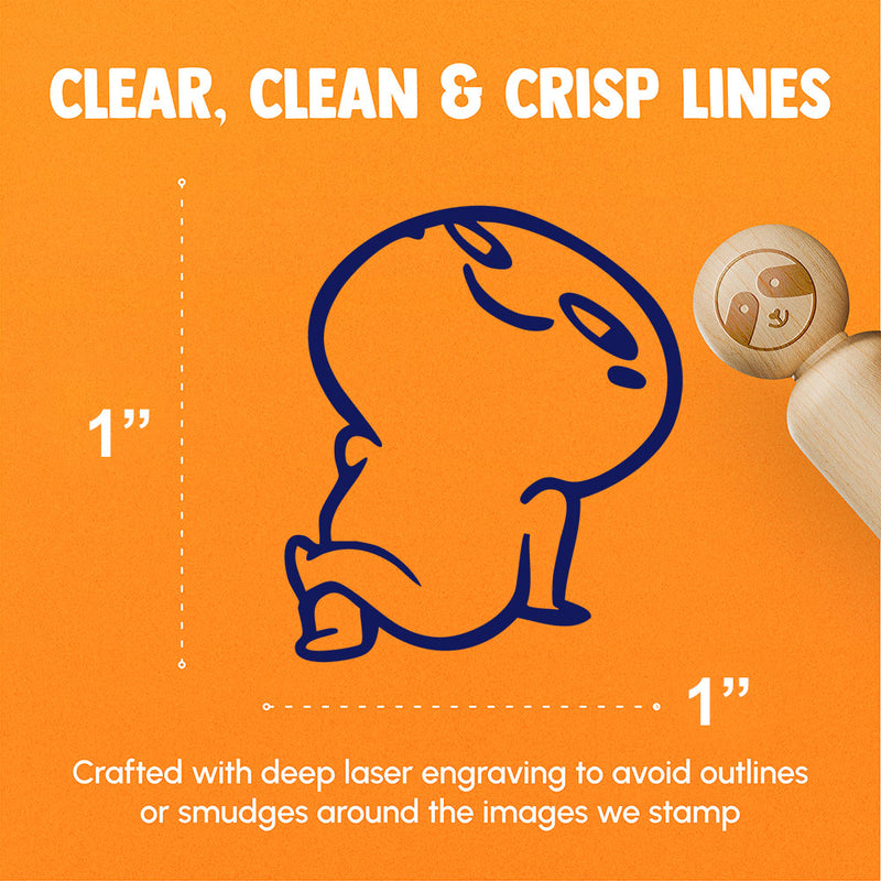 Coy Smiling Smug Funny Emote Rubber Stamp for Stamping Crafting Planners