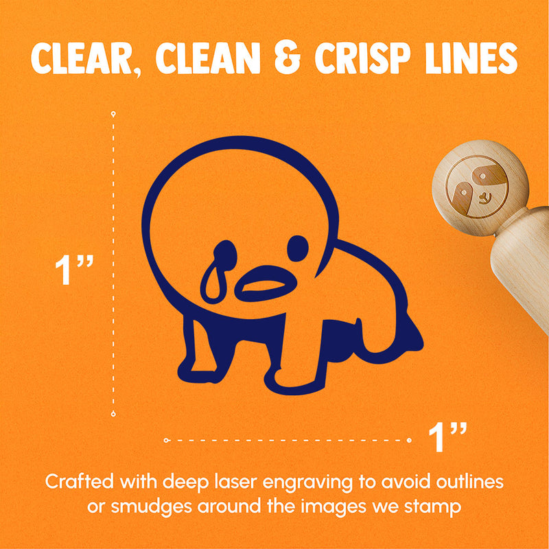 Crying Despair Sad Emote Rubber Stamp for Stamping Crafting Planners