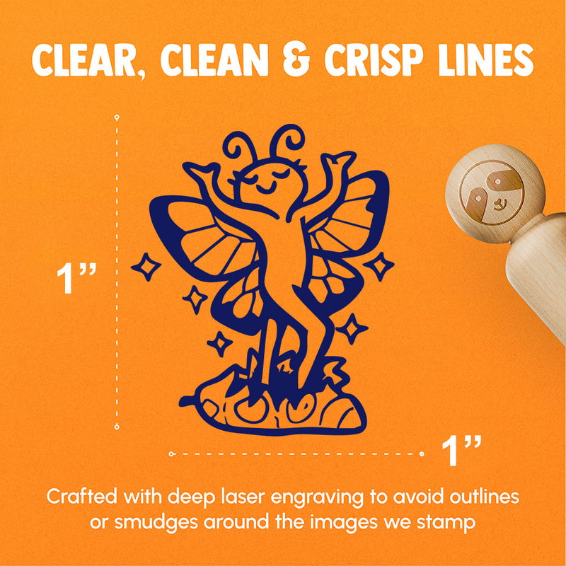 Fabulous Butterfly Emerging From Chrysalis Rubber Stamp for Stamping Crafting Planners