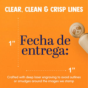 Fecha de Entrega Due Date Class School Homework Rubber Stamp for Stamping Crafting Planners