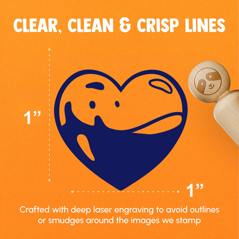 Liquid Filled Heart Blood Health Life Rubber Stamp for Stamping Crafting Planners