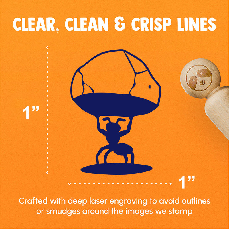 Strong Ant Insect Lifting Rock Stone Power Rubber Stamp for Stamping Crafting Planners