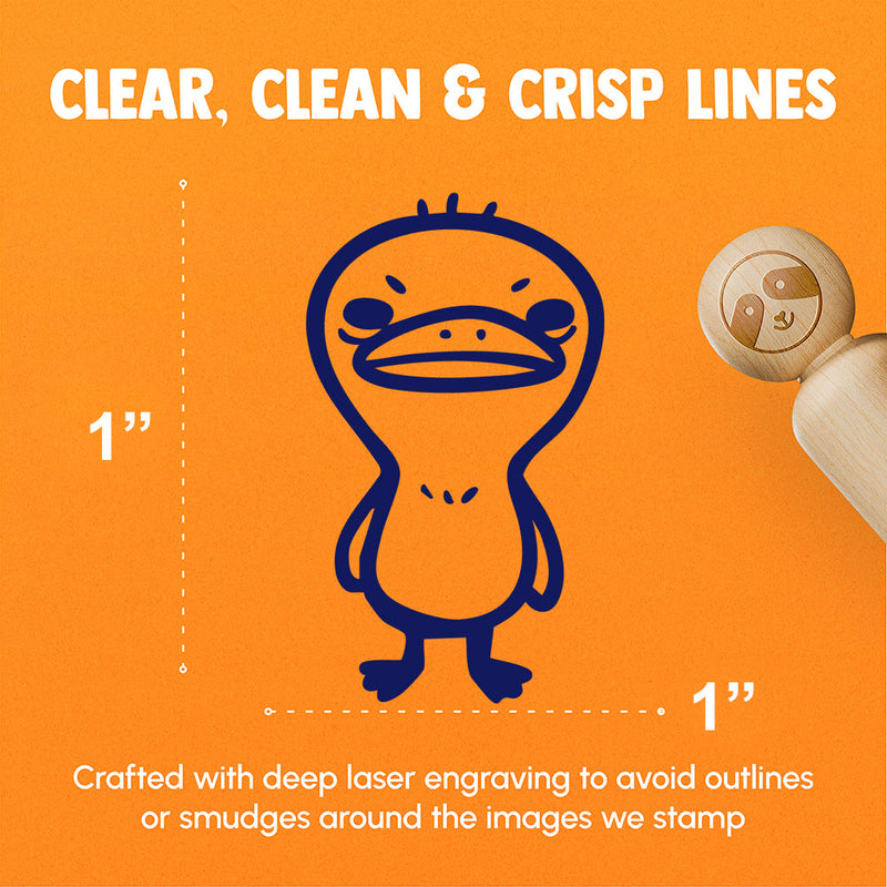 Ugly Duckling Baby Bird Duck Rubber Stamp for Stamping Crafting Planners