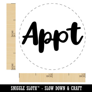 Appointment Appt Abbreviation Rubber Stamp for Stamping Crafting Planners