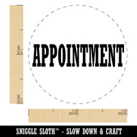 Appointment Bold Font Rubber Stamp for Stamping Crafting Planners