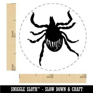 Deer Tick Bug Parasite Arachnid Rubber Stamp for Stamping Crafting Planners