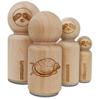Freshwater Pond Snail Mollusk Shell Rubber Stamp for Stamping Crafting Planners