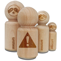 Caution Danger Triangle Warning Rubber Stamp for Stamping Crafting Planners