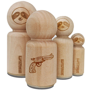 Cowboy Western Gun Revolver Handgun Rubber Stamp for Stamping Crafting Planners