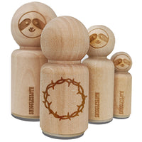 Crown of Thorns Jesus Christ Christianity Easter Rubber Stamp for Stamping