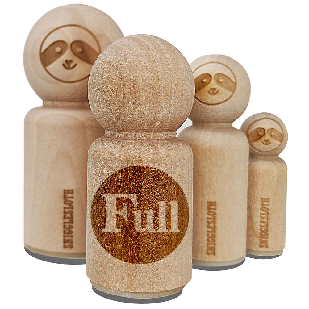Full Indicator Status Circle Rubber Stamp for Stamping Crafting Planners