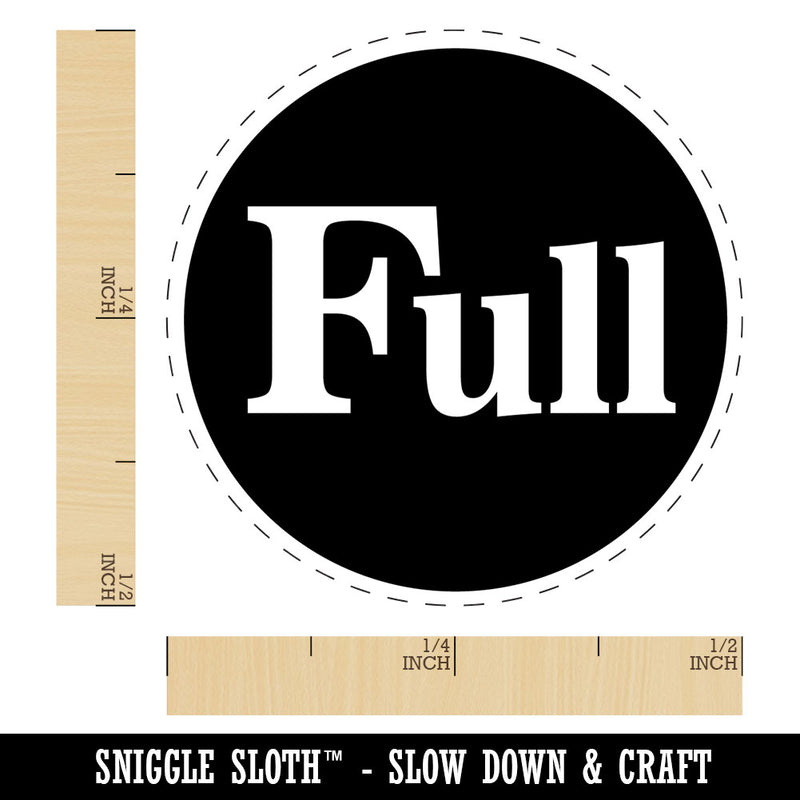 Full Indicator Status Circle Rubber Stamp for Stamping Crafting Planners