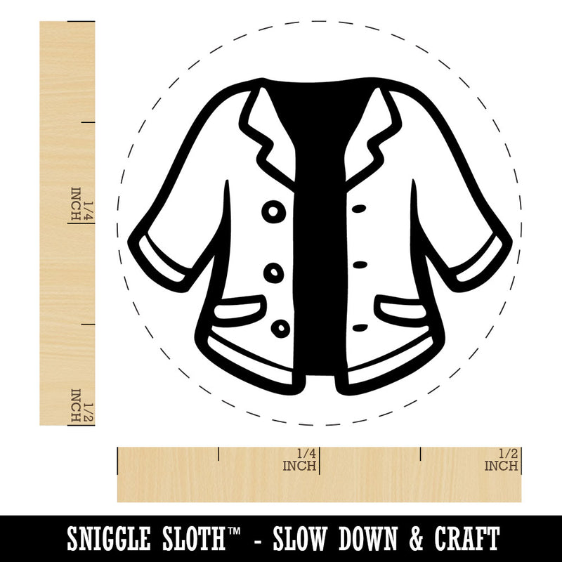 Jacket Coat Cartoon Clothing Shirt Rubber Stamp for Stamping Crafting Planners