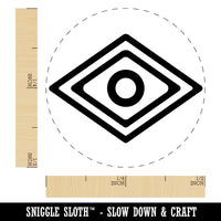 Medicine Man Shaman Eye Native American Symbol Rubber Stamp for Stamping